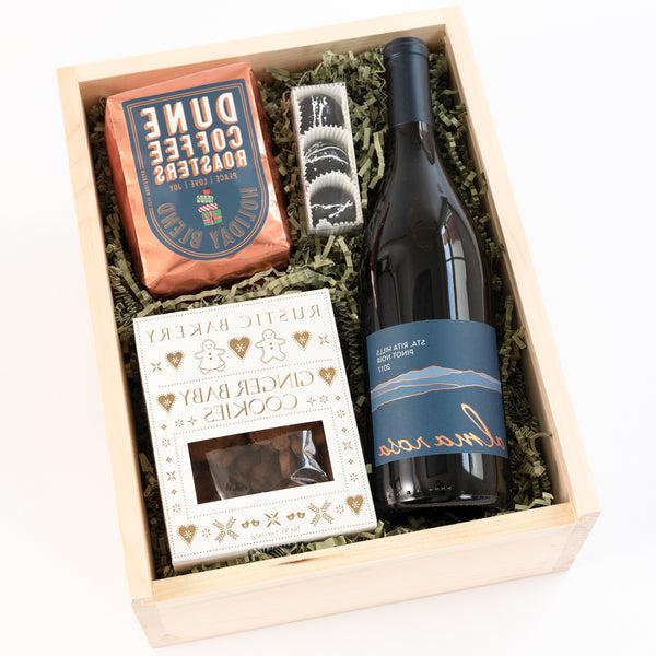 Santa Barbara Holiday Coffee & Wine Gift Box