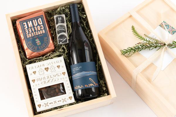 Santa Barbara Holiday Coffee & Wine Gift Box